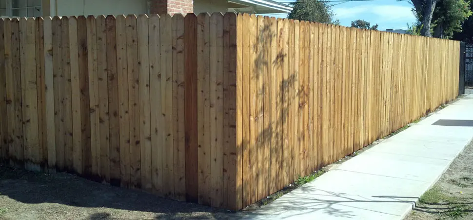 Yard Security Wood Fence Wooden Yard Fencing